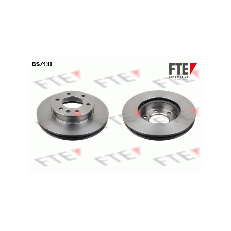 Jeu de 2 disques de frein avant FTE BS7130