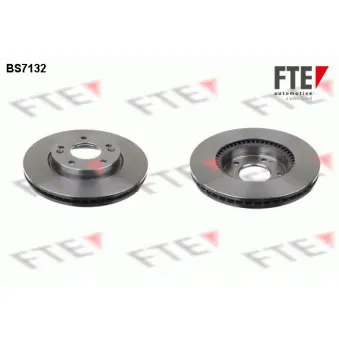 Jeu de 2 disques de frein avant FTE BS7132