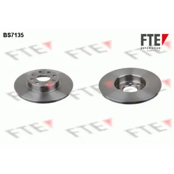 Jeu de 2 disques de frein avant FTE BS7135