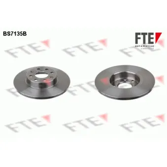 Jeu de 2 disques de frein avant FTE BS7135B