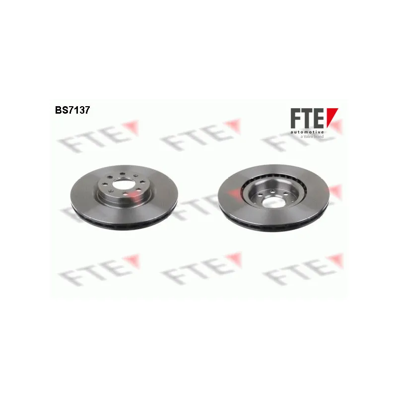 Jeu de 2 disques de frein avant FTE BS7137
