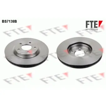 Jeu de 2 disques de frein avant FTE BS7138B