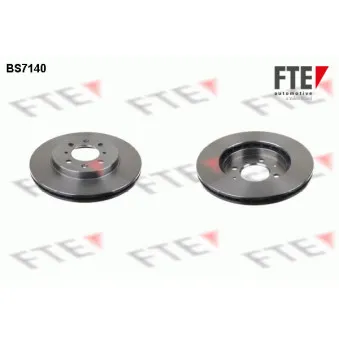 Jeu de 2 disques de frein avant FTE BS7140