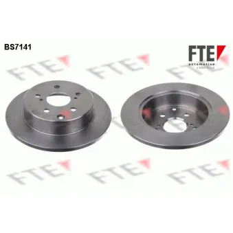 Jeu de 2 disques de frein arrière FTE BS7141