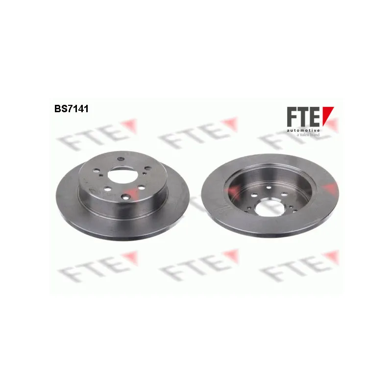 Jeu de 2 disques de frein arrière FTE BS7141