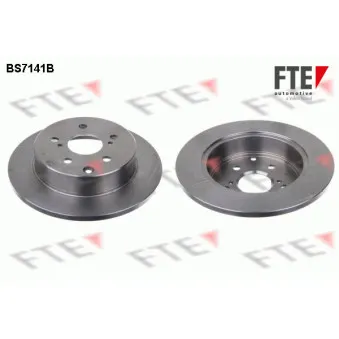 Jeu de 2 disques de frein arrière FTE BS7141B