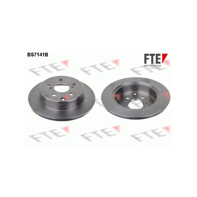 Jeu de 2 disques de frein arrière FTE BS7141B