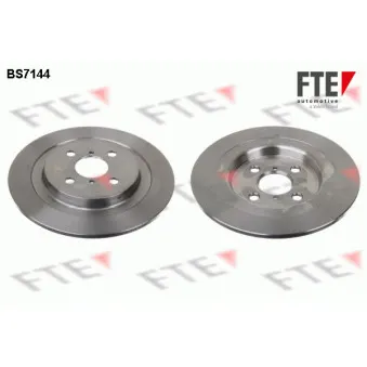 Jeu de 2 disques de frein arrière FTE BS7144