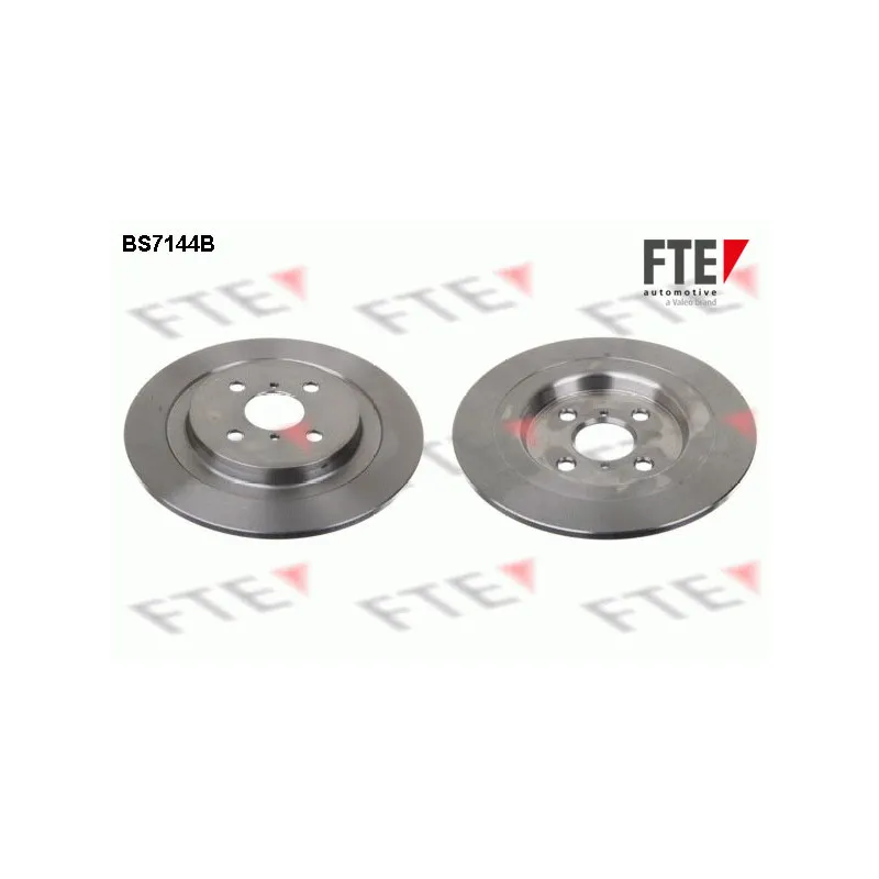 Jeu de 2 disques de frein arrière FTE BS7144B