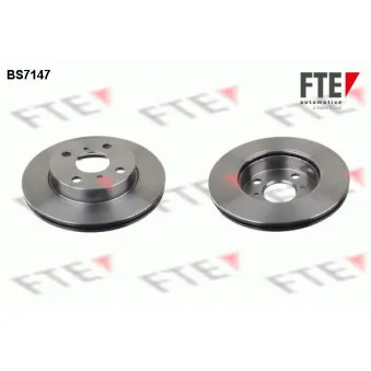 Jeu de 2 disques de frein avant FTE BS7147