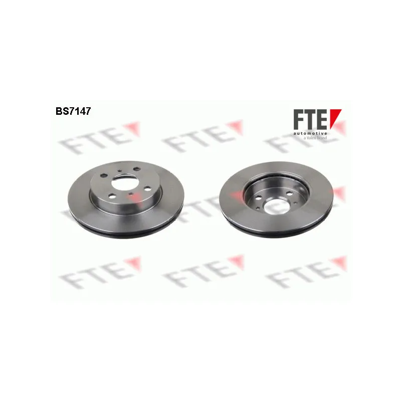 Jeu de 2 disques de frein avant FTE BS7147