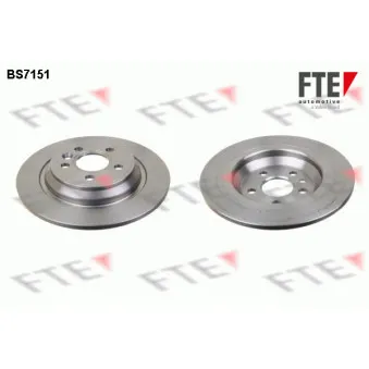 Jeu de 2 disques de frein arrière FTE BS7151