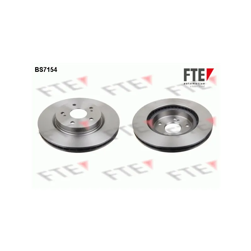 Jeu de 2 disques de frein avant FTE BS7154