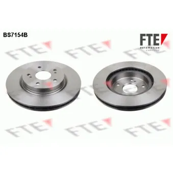 Jeu de 2 disques de frein avant FTE