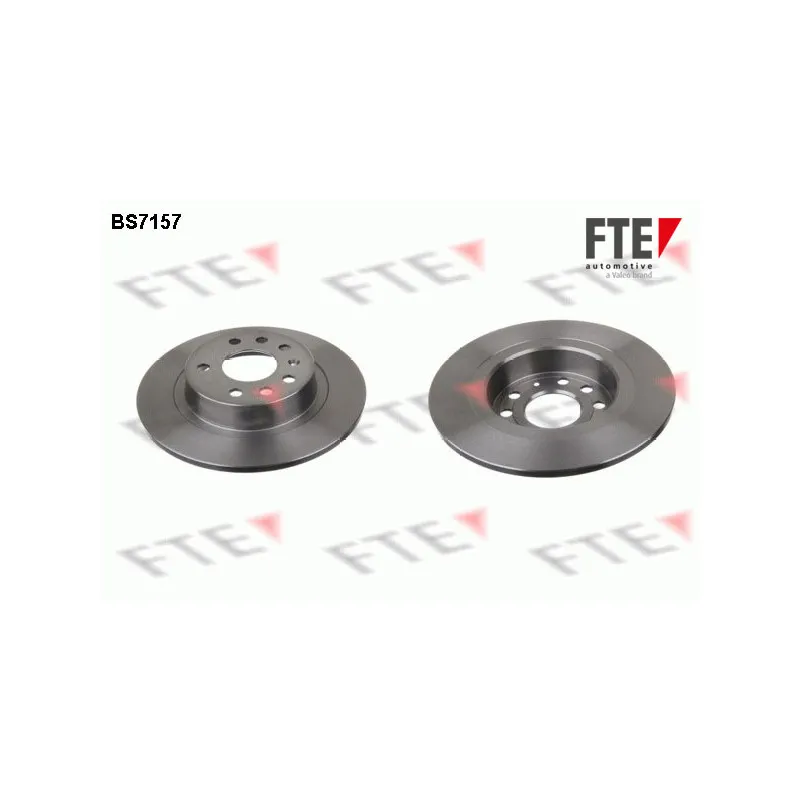 Jeu de 2 disques de frein arrière FTE BS7157