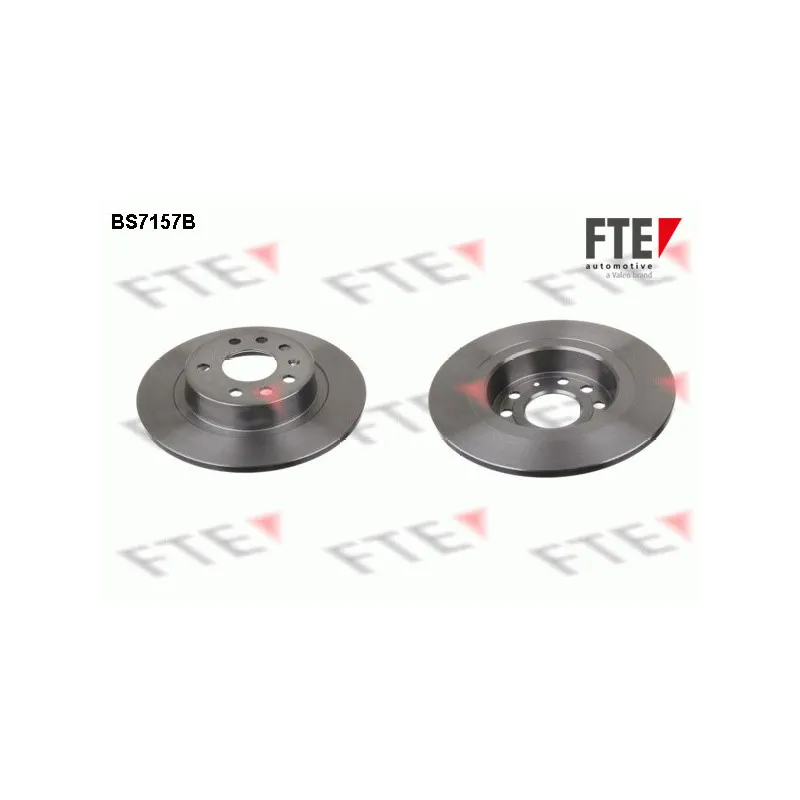 Jeu de 2 disques de frein arrière FTE BS7157B
