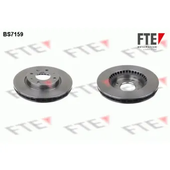 Jeu de 2 disques de frein avant FTE BS7159