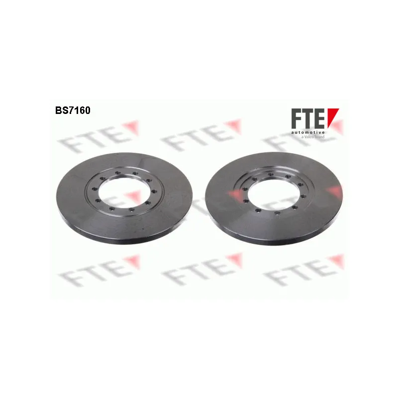Jeu de 2 disques de frein arrière FTE BS7160