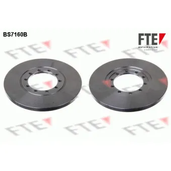 Jeu de 2 disques de frein arrière FTE BS7160B