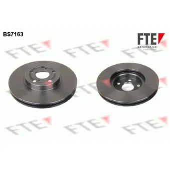 Jeu de 2 disques de frein avant FTE BS7163