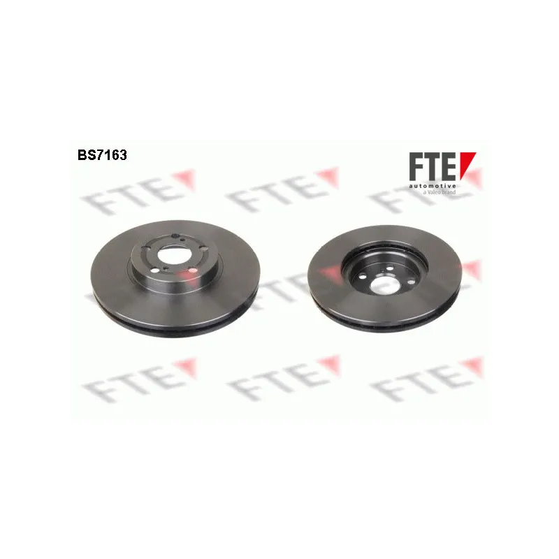 Jeu de 2 disques de frein avant FTE BS7163
