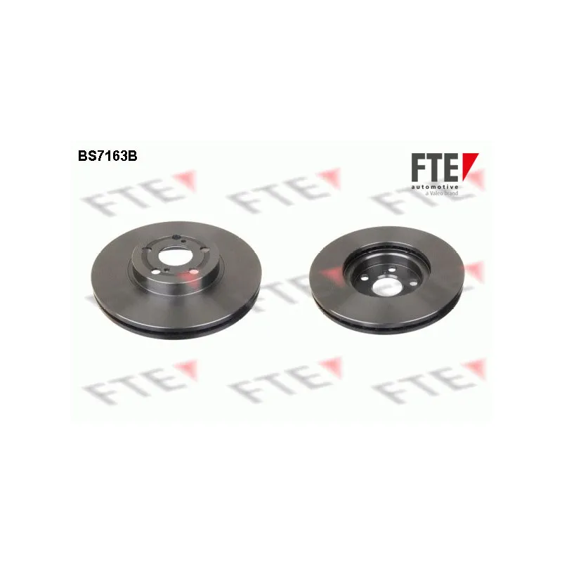 Jeu de 2 disques de frein avant FTE BS7163B