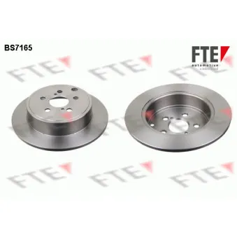Jeu de 2 disques de frein arrière FTE BS7165