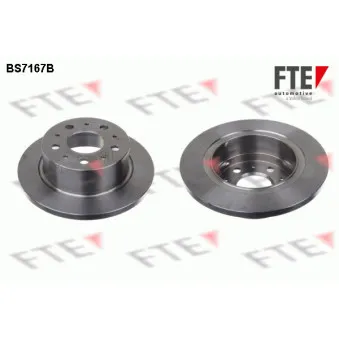 Jeu de 2 disques de frein arrière FTE BS7167B