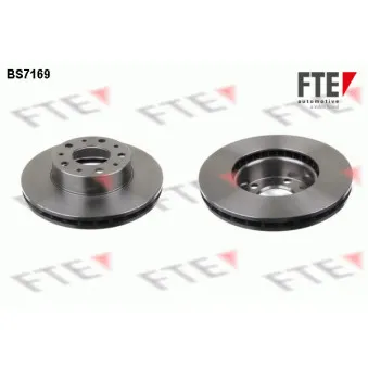 Jeu de 2 disques de frein avant FTE