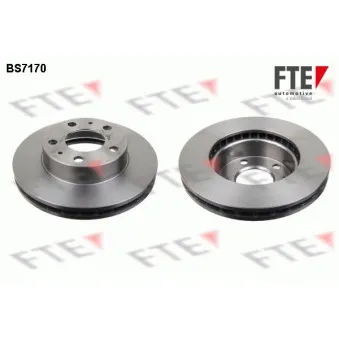 Jeu de 2 disques de frein avant FTE BS7170