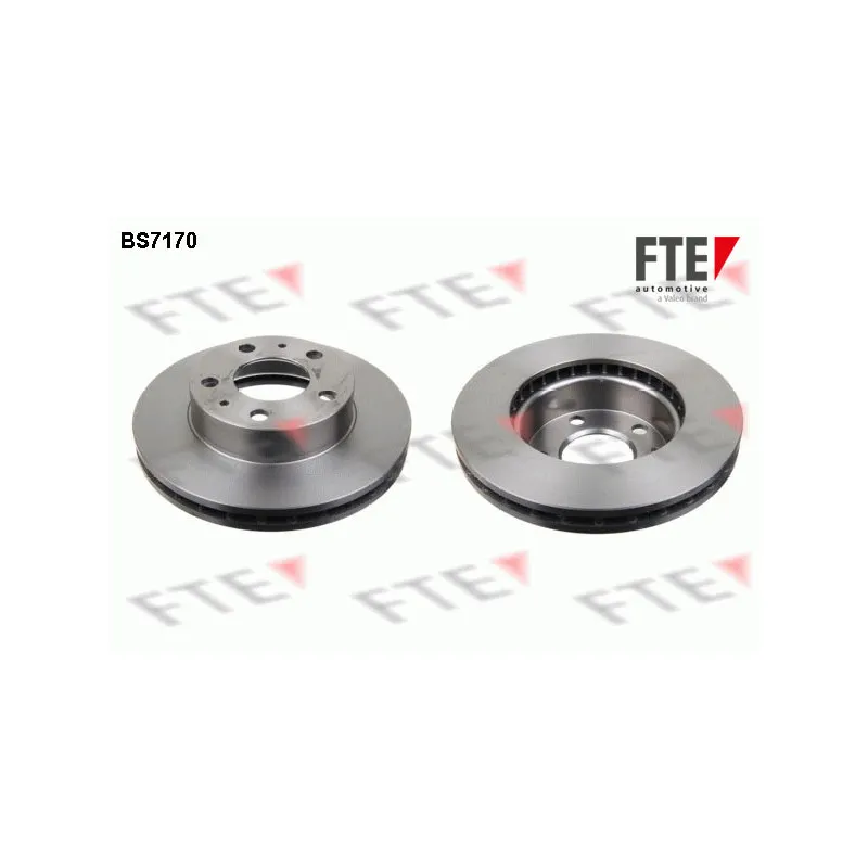Jeu de 2 disques de frein avant FTE BS7170