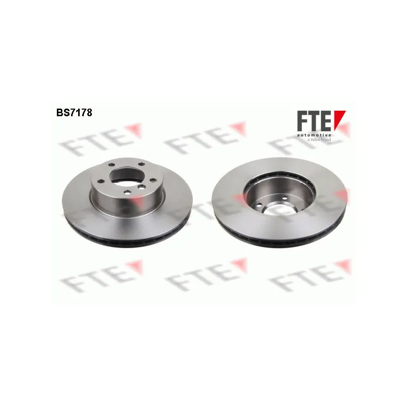 Jeu de 2 disques de frein avant FTE BS7178