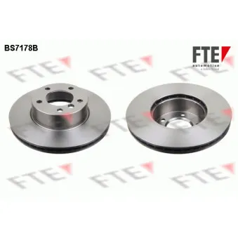 Jeu de 2 disques de frein avant FTE BS7178B
