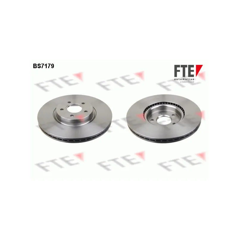 Jeu de 2 disques de frein avant FTE BS7179
