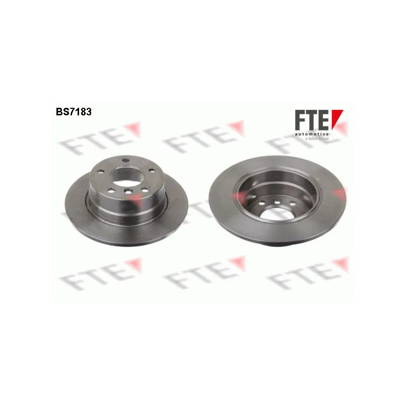 Jeu de 2 disques de frein arrière FTE BS7183