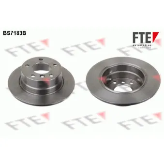 Jeu de 2 disques de frein arrière FTE BS7183B