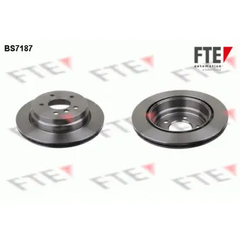 Jeu de 2 disques de frein arrière FTE BS7187
