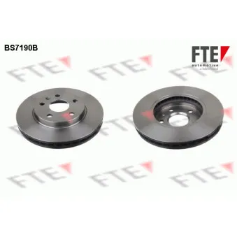 Jeu de 2 disques de frein avant FTE BS7190B