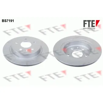 Jeu de 2 disques de frein arrière FTE BS7191