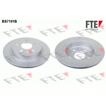 Jeu de 2 disques de frein arrière FTE BS7191B