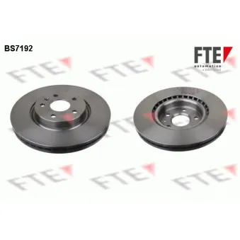 Jeu de 2 disques de frein avant FTE BS7192