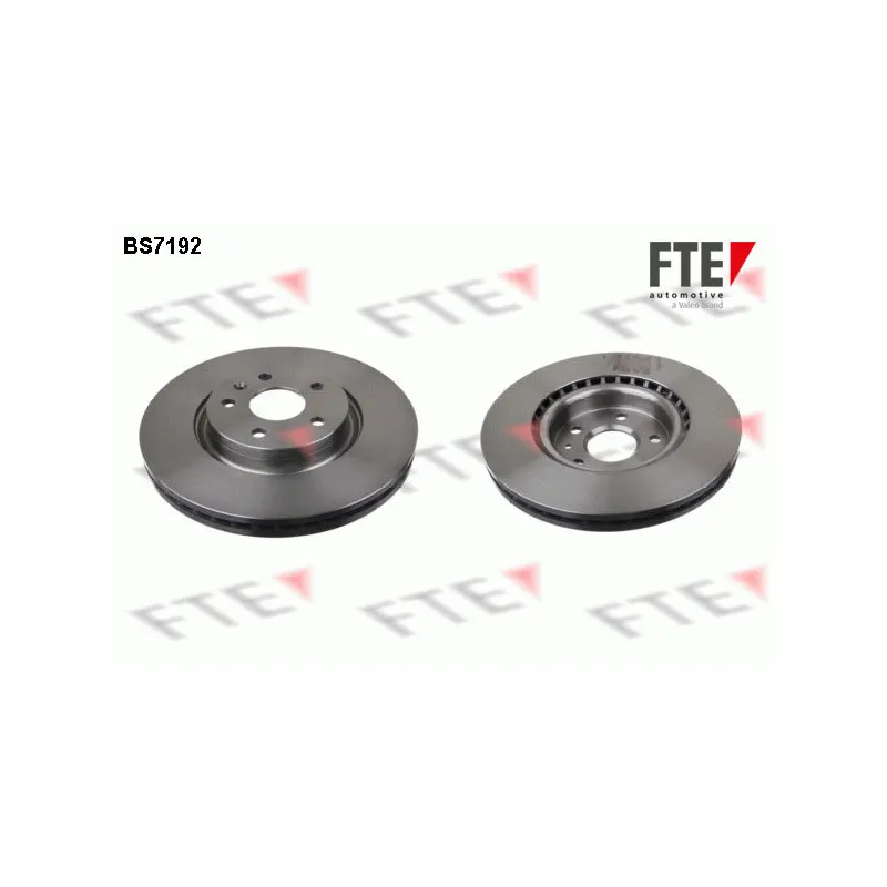 Jeu de 2 disques de frein avant FTE BS7192
