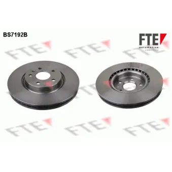 Jeu de 2 disques de frein avant FTE BS7192B