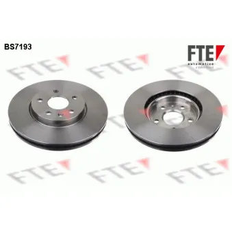Jeu de 2 disques de frein avant FTE BS7193