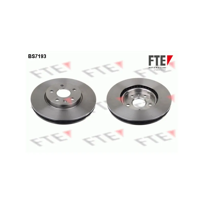 Jeu de 2 disques de frein avant FTE BS7193
