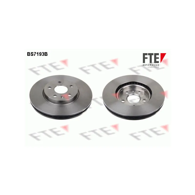 Jeu de 2 disques de frein avant FTE BS7193B