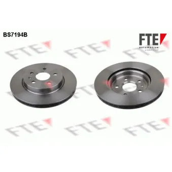 Jeu de 2 disques de frein arrière FTE BS7194B