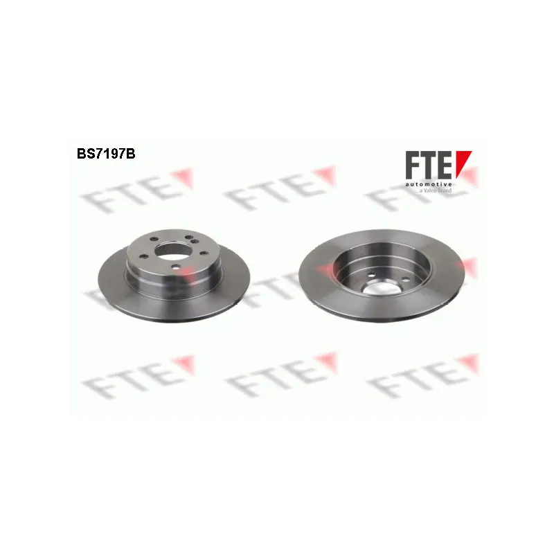 Jeu de 2 disques de frein arrière FTE BS7197B