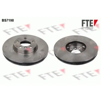 Jeu de 2 disques de frein avant FTE BS7198