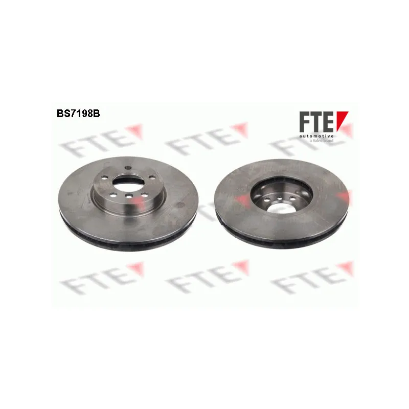 Jeu de 2 disques de frein avant FTE BS7198B